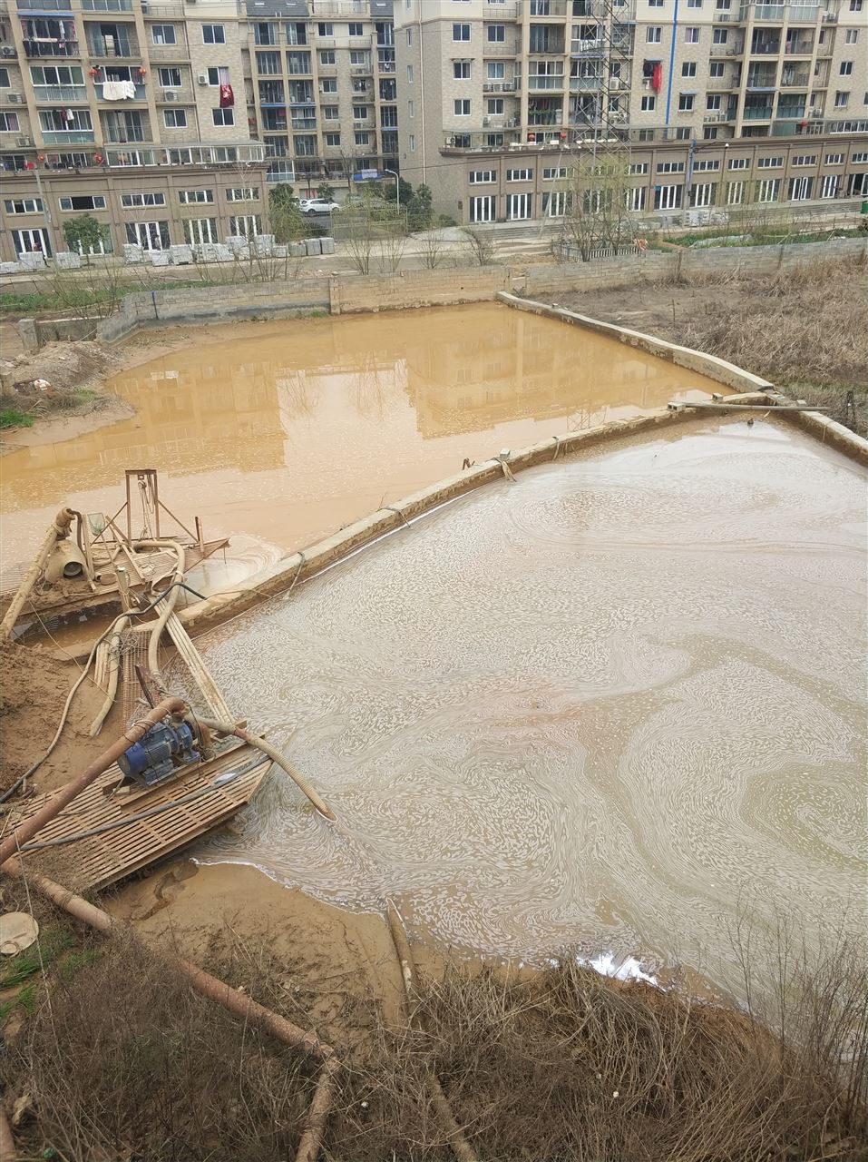 曾都沉淀池淤泥清理-厂区废水池淤泥清淤